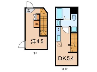 HERME　TOGOSHIの物件間取画像